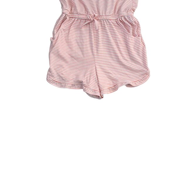 2 For $5 Sale Limited Too Pink And White Striped Butterfly Romper Size 8 - Picture 6 of 11